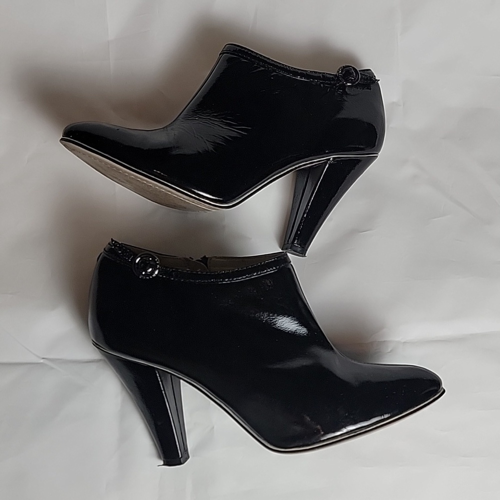 Ted Baker patent leather booties